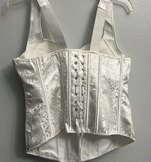 02 Collection White Bridal Bustier Large NWOT thumbnail 7