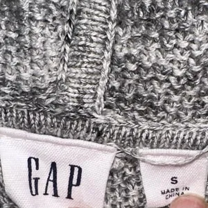Gap Softspun Cowl Neck Tunic Sweater Small Gray Marled‎ Knit Cotton thumbnail 4