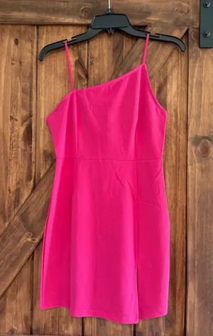 Pink Short Dress thumbnail 1