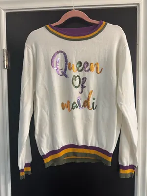 Queen of Mardi sweater thumbnail 1