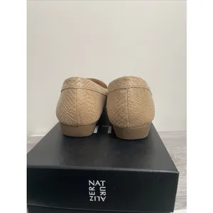 Naturalizer Gadget‎ Taupe snakeskin loafers 9 1/2 M women's thumbnail 3