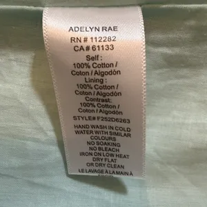 Adelyn Rae Cotton Tiered Maxi Dress Aqua Size Small thumbnail 8
