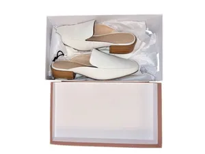 Via Spiga Bibiane Cream Mules Slip-On Square Toe Shoes Leather Size 7 NWOT thumbnail 8