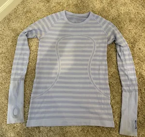 Light purple Lululemon long sleeve thumbnail 1