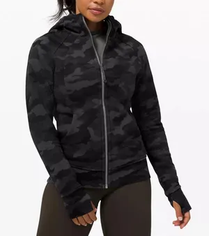 Lululemon Black Camo Scuba Hoodie thumbnail 1