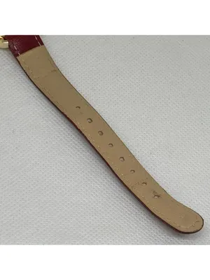 Harry Potter Quidditch Watch women gold tone 38mm quartz red leather running thumbnail 8