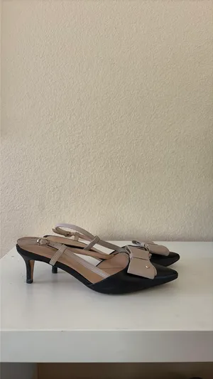 Kate Spade Bow Kitten Slingback Heels thumbnail 3