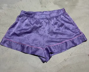 Victoria’s Secret Purple Satin Butterfly Pajama Shorts medium thumbnail 1
