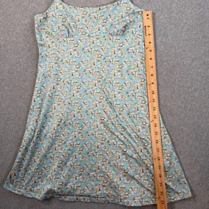 Altard State Women's Small Light Blue Floral Mini Slip Dress Adjustable Strap thumbnail 3