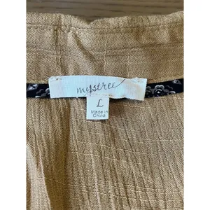 Mystree‎ Anthropologie Tunic Shark Hem Dress Size Large Boho Peasant Cottagecore thumbnail 8