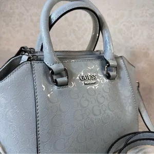GUESS Kamri Mini Dome Satchel Light Blue Crossbody Shoulder Bag NWOT thumbnail 4