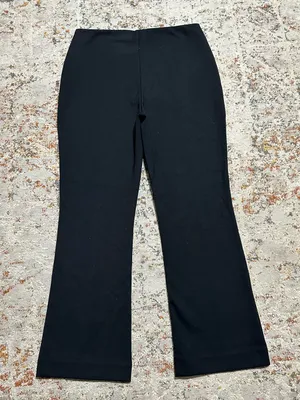 Everlane THE DREAM KICK FLARE PANT size Large black front pleat thumbnail 10