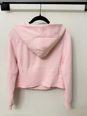 RARE Lululemon Scuba Oversized Half-Zip Hoodie Strawberry Milkshake XS/S NWOT thumbnail 5