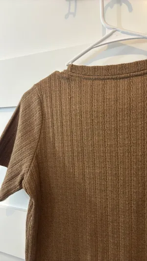 Dazy Medium Brown Tshirt thumbnail 3