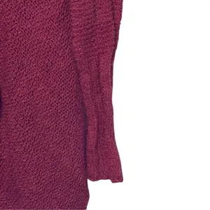 Free People Womens Sweater Long Sleeve Cardigan Snap Button Slouchy Red Large thumbnail 4