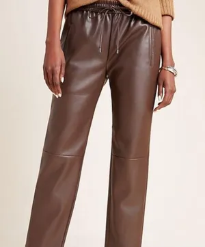 Anthropologie Leather Pants thumbnail 1