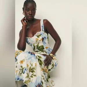REFORMATION Irisa Dress In Botanis, Size 2, $278 thumbnail 4