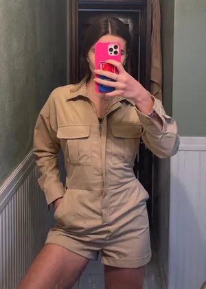 Romper Tan thumbnail 1