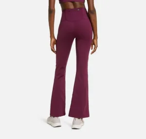 Z By Zella Cozy Perform Flare High Waist Pants Purple Nectar thumbnail 2