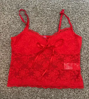Edikted Cami Sheer Lace Tank Top thumbnail 1