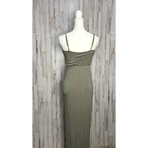 Lulus Women's XS Olive Green Maxi‎ Dress Party Cocktail Summer thumbnail 9