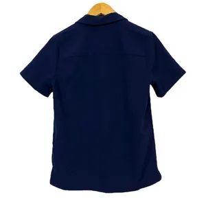 FIGS Nala Short Sleeve Scrub Polo Top - Blue - XS thumbnail 2