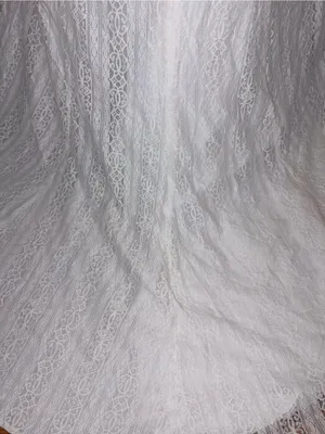 Gorgeous New Galina by David’s Bridal Crochet Lace Slip Wedding Gown thumbnail 9