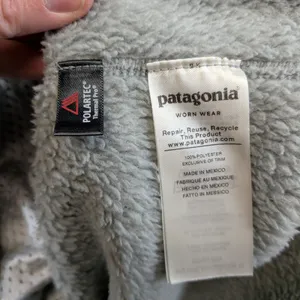 Patagonia Womens Re-Tool‎ Snap-T Fleece Pullover Grey Pink XS 25443 FA19 thumbnail 5