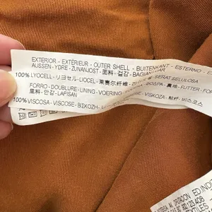 Zara Drawstring Belt Orange Trench Coat Size Medium Womens Pockets Long sleeve thumbnail 10