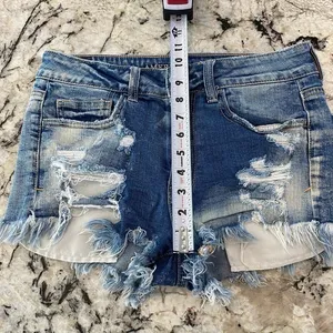 American Eagle High-Rise Shortie‎ Jean Short Size 6 thumbnail 4