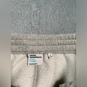 Aritzia TNA sweatfleece Gray Jogger Sweatpants boyfriend fit small thumbnail 7