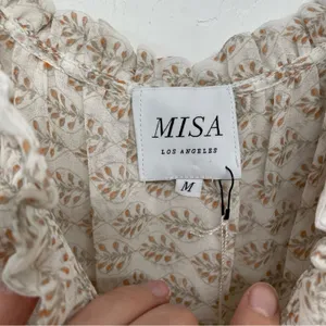 Misa Los Angeles Dionica Midi Floral Tiered Boho Dress Womens M Cottage Core thumbnail 7