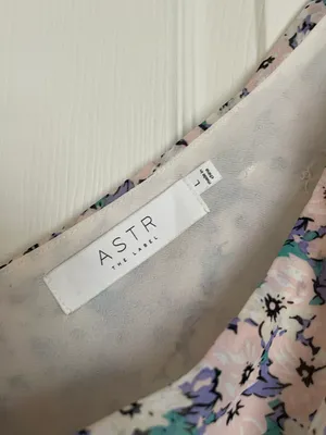 ASTR THE LABEL Santorini Floral One Shoulder Midi Dress thumbnail 8