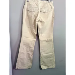 Abercrombie Fitch Khaki Bootcut‎ Pants Women Size 4L Casual Everyday thumbnail 5