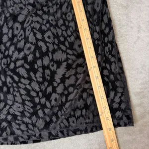 Mudd Black Velvet‎ Mini Skirt Leopard Print Jr Size XL y2k Grunge Indie Sleaze thumbnail 9