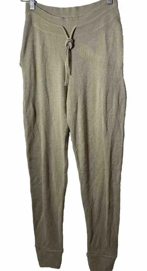 Nasty Gal Womens Pants Neutral Tan Knit Sweater Lounge Jogger Pockets Soft 6 thumbnail 1