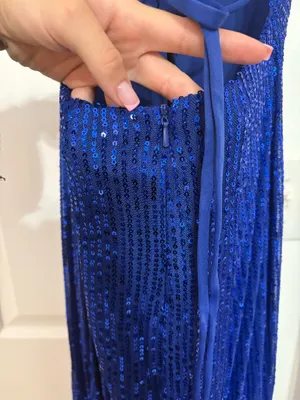 Prom dress Blue Size 0 thumbnail 8