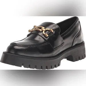 Steve Madden Lyanna black buckle loafers Y2K style NWOT thumbnail 9