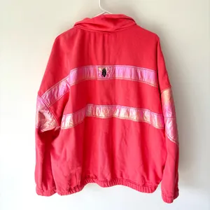Free People Movement Away We Go Half Zip Pullover Pink Hibiscus Iridescent thumbnail 10