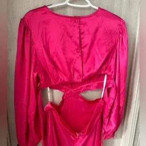 Rahi Pink‎ Midi Dress W/ Cutouts Longsleeve NWOT size large thumbnail 5