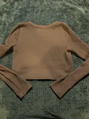 Garage Long Sleeve Crop Top thumbnail 3