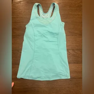 Lululemon Women's Tone It Tank size 4 angel blue thumbnail 3