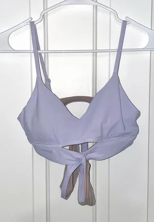 Lululemon Sports Bra Light Blue 4  thumbnail 2