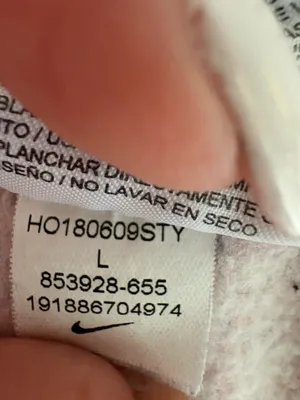 Nike Pink Women Crewneck Hoodie With White Swoosh L thumbnail 6