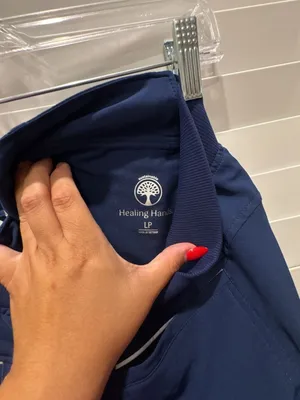 Healing Hands HH360 Women's Navy Blue Scrub Pants with Zipper Pocket SZ LP thumbnail 11