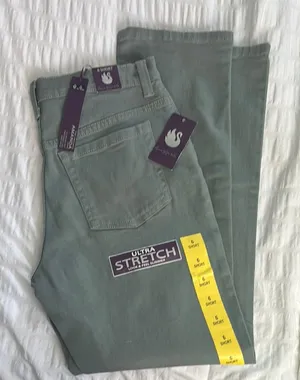 Gloria Vanderbilt Amanda classic tapered leg Green Jeans New thumbnail 1