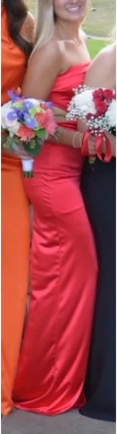 Lucy in the Sky Maxi Dress Cut-Out Red thumbnail 4