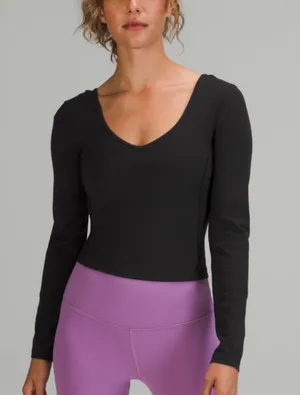Lululemon Align Long Sleeve Crop Top thumbnail 1