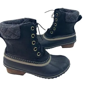 Sorel Women’s Boots Size 6 Black Waterproof Snow Ski Outdoor Laces Winter Lined thumbnail 1
