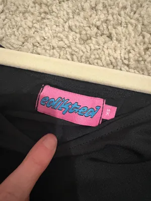 Edikted Long Sleeve Black Top thumbnail 2